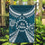 Kia Orana Cook Islands Garden Flag Polynesian Turtle Crowberry Blue Color