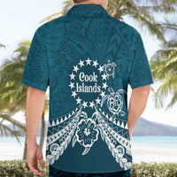 Kia Orana Cook Islands Hawaiian Shirt Polynesian Turtle Crowberry Blue Color LT14 - Polynesian Pride