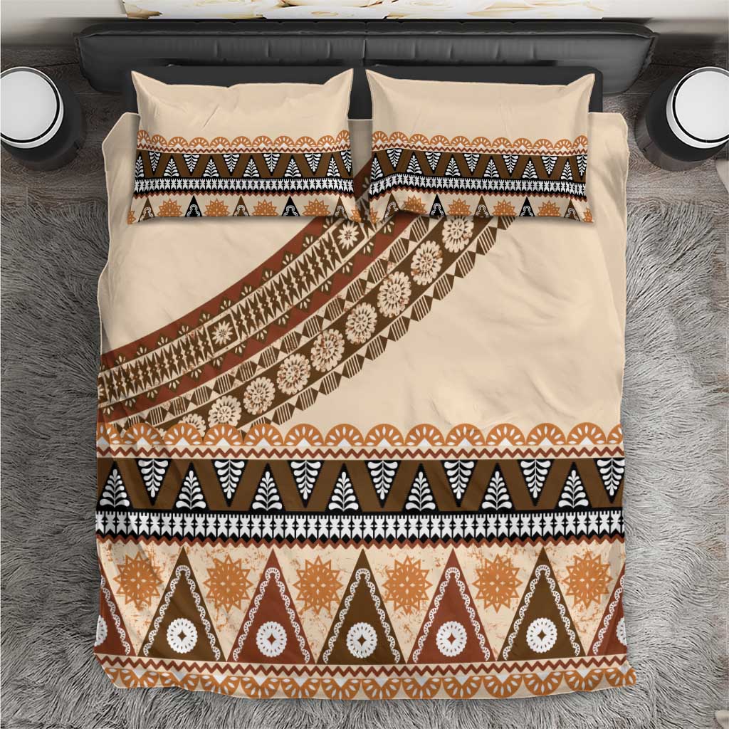 Bula Fiji Bedding Set 2025 Pasifika Traditional Fijian Masi