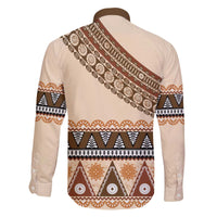 Bula Fiji Family Matching Off The Shoulder Long Sleeve Dress and Hawaiian Shirt 2025 Pasifika Traditional Fijian Masi