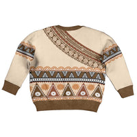 Bula Fiji Kid Ugly Christmas Sweater 2025 Pasifika Traditional Fijian Masi - Polynesian Pride