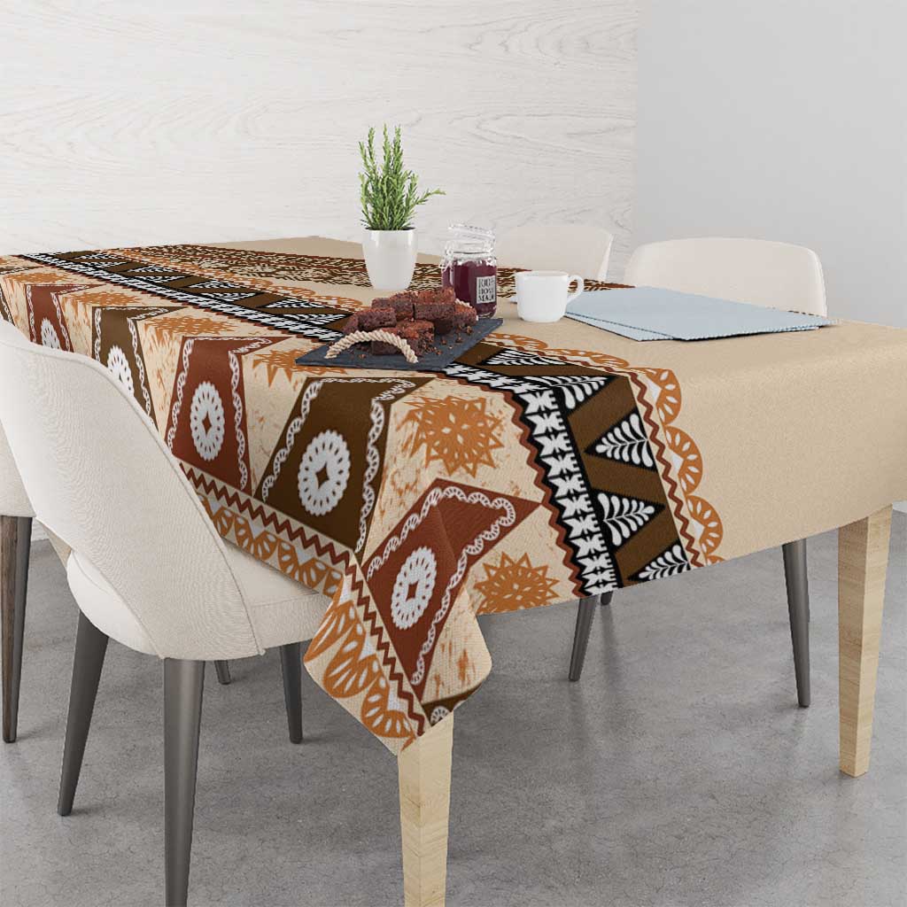 Bula Fiji Tablecloth 2025 Pasifika Traditional Fijian Masi