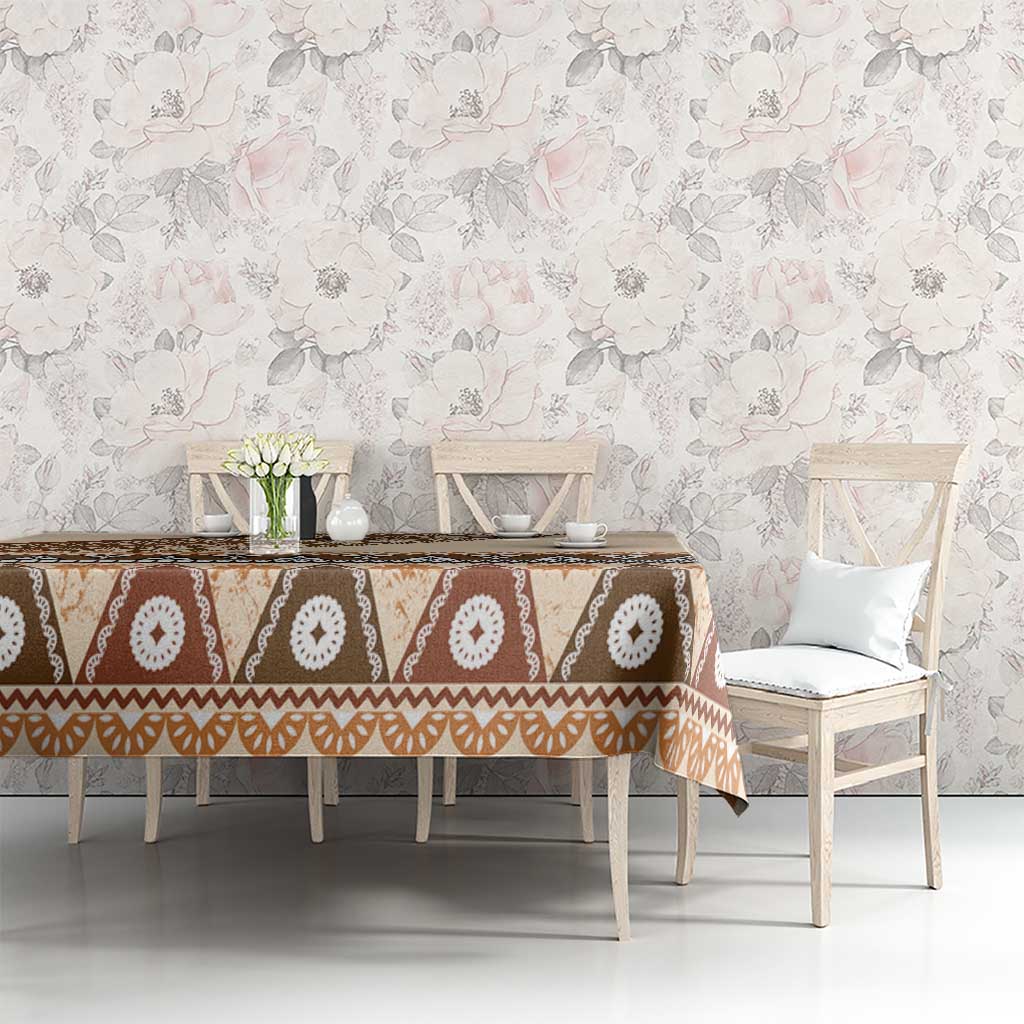 Bula Fiji Tablecloth 2025 Pasifika Traditional Fijian Masi