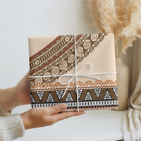 Bula Fiji Wrapping Paper 2025 Pasifika Traditional Fijian Masi LT14 - Polynesian Pride