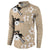 Bula Fiji Iri Buli Button Sweatshirt Woven Fan With Fijian Tapa