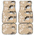 Bula Fiji Iri Buli Car Mats Woven Fan With Fijian Tapa