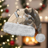 Bula Fiji Iri Buli Christmas Santa Hat Woven Fan With Fijian Tapa - Polynesian Pride