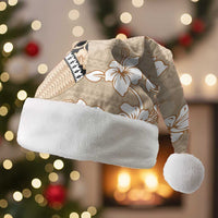 Bula Fiji Iri Buli Christmas Santa Hat Woven Fan With Fijian Tapa - Polynesian Pride