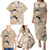 Bula Fiji Iri Buli Family Matching Puletasi and Hawaiian Shirt Woven Fan With Fijian Tapa