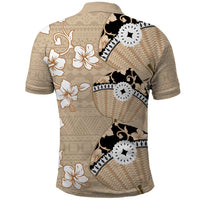 Bula Fiji Iri Buli Polo Shirt Woven Fan With Fijian Tapa