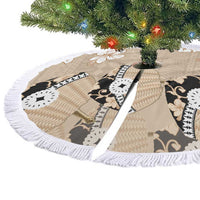 Bula Fiji Iri Buli Tree Skirt Woven Fan With Fijian Tapa - Polynesian Pride
