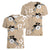 Bula Fiji Iri Buli Women V-Neck T-Shirt Woven Fan With Fijian Tapa