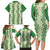 Ia Orana Tahiti Tiare Maori Seamless Style Family Matching Long Sleeve Bodycon Dress and Hawaiian Shirt