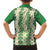 Ia Orana Tahiti Tiare Maori Seamless Style Family Matching Off Shoulder Short Dress and Hawaiian Shirt