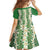 Ia Orana Tahiti Tiare Maori Seamless Style Family Matching Off Shoulder Short Dress and Hawaiian Shirt