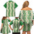 Ia Orana Tahiti Tiare Maori Seamless Style Family Matching Off Shoulder Short Dress and Hawaiian Shirt