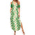 Ia Orana Tahiti Tiare Maori Seamless Style Family Matching Summer Maxi Dress and Hawaiian Shirt