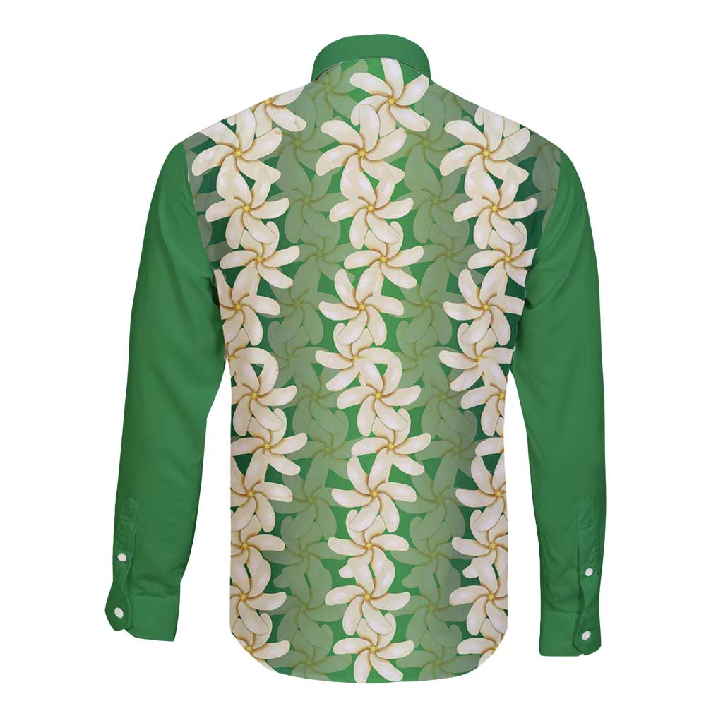 Ia Orana Tahiti Tiare Maori Seamless Style Long Sleeve Button Shirt