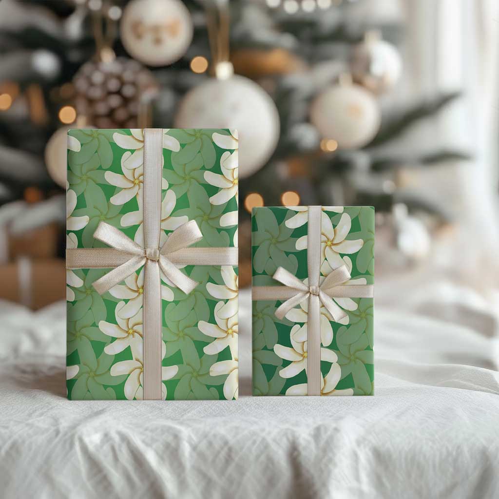 Ia Orana Tahiti Tiare Maori Seamless Style Wrapping Paper - Polynesian Pride