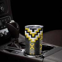 Yellow Taniko Aotearoa Tumbler Cup Niho Taniwha Mix Poutama LT14 - Polynesian Pride