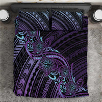 Teal Purple Polynesia Plumeria Tattoo Bedding Set LT14 Purple - Polynesian Pride
