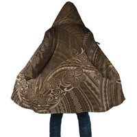 Brown Polynesia Plumeria Tattoo Cloak LT14 Unisex Brown - Polynesian Pride