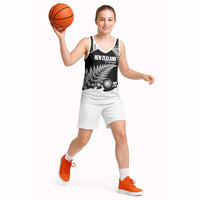 Custom New Zealand Silver Fern Petanque Basketball Jersey Aotearoa Maori Pattern