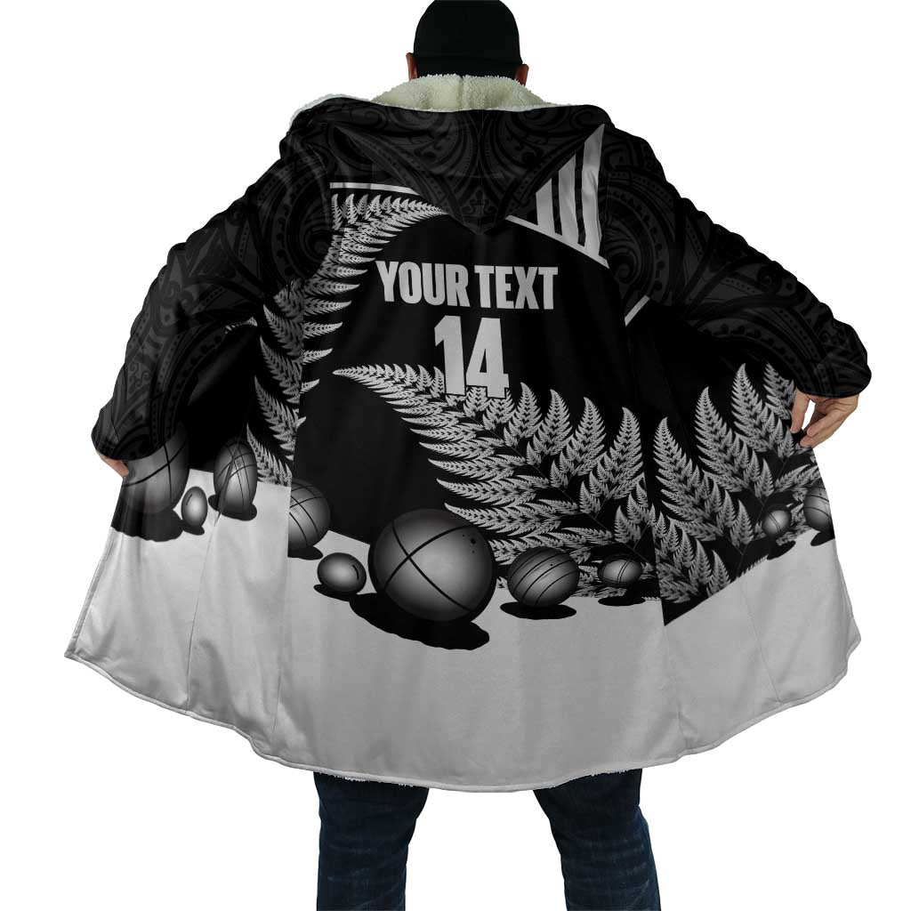 Custom New Zealand Silver Fern Petanque Cloak Aotearoa Maori Pattern LT14 - Polynesian Pride