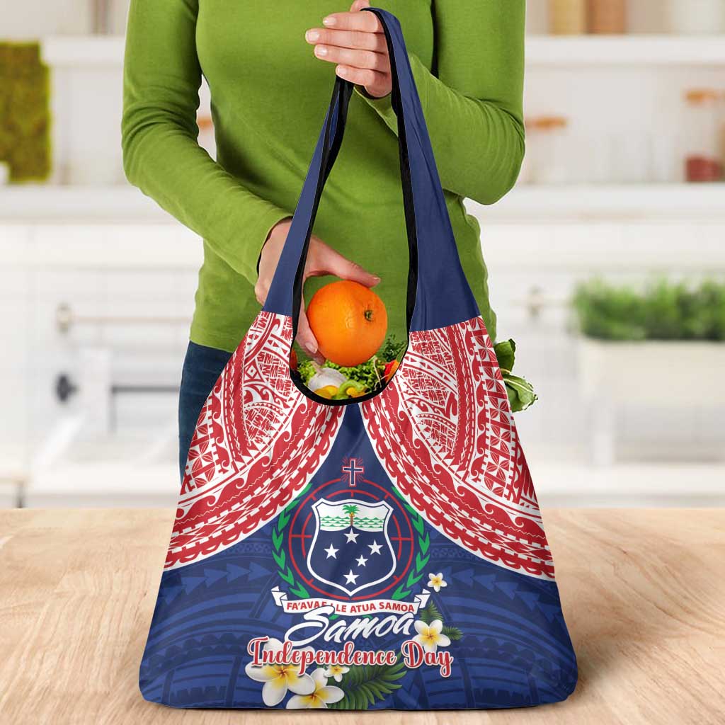 Samoan Independence Day Grocery Bag Manuia Le Tutoatasi O Samoa LT14 - Polynesian Pride