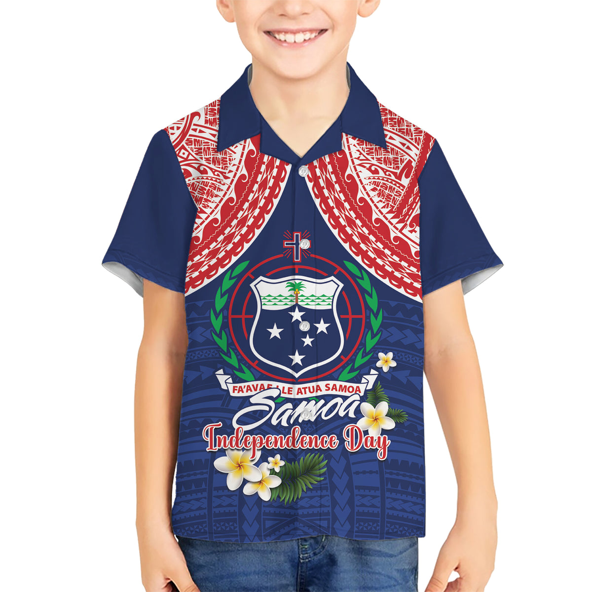 Samoan Independence Day Hawaiian Shirt Manuia Le Tutoatasi O Samoa