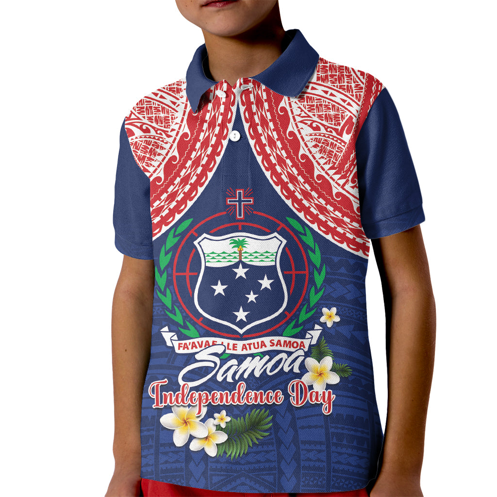 Samoan Independence Day Kid Polo Shirt Manuia Le Tutoatasi O Samoa