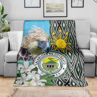 Cotabato Philippines Province Blanket Filipino Eagle Sampaguita Tinalak Pattern