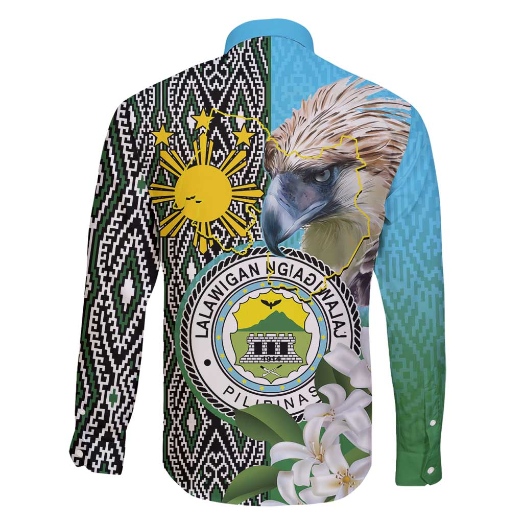 Cotabato Philippines Province Family Matching Tank Maxi Dress and Hawaiian Shirt Filipino Eagle Sampaguita Tinalak Pattern