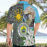 Cotabato Philippines Province Hawaiian Shirt Filipino Eagle Sampaguita Tinalak Pattern