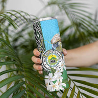 Cotabato Philippines Province Skinny Tumbler Filipino Eagle Sampaguita Tinalak Pattern