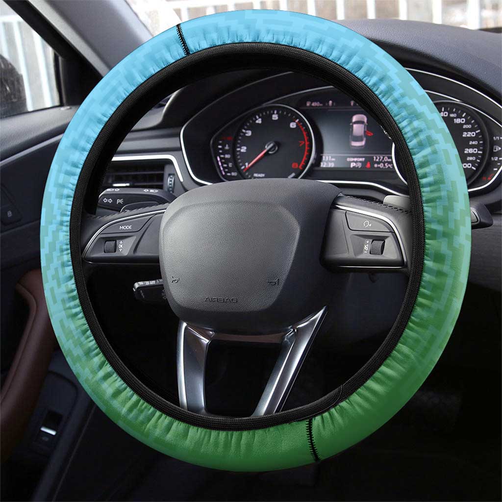 Cotabato Philippines Province Steering Wheel Cover Filipino Eagle Sampaguita Tinalak Pattern