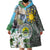 Cotabato Philippines Province Wearable Blanket Hoodie Filipino Eagle Sampaguita Tinalak Pattern