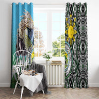 Cotabato Philippines Province Window Curtain Filipino Eagle Sampaguita Tinalak Pattern