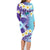 No Story Should End Too Soon Suicide Awareness Family Matching Long Sleeve Bodycon Dress and Hawaiian Shirt Purple And Teal Polynesian Ribbon