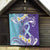 No Story Should End Too Soon Suicide Awareness Quilt Purple And Teal Polynesian Ribbon