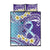 No Story Should End Too Soon Suicide Awareness Quilt Bed Set Purple And Teal Polynesian Ribbon