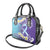 No Story Should End Too Soon Suicide Awareness Shoulder Handbag Purple And Teal Polynesian Ribbon