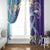 No Story Should End Too Soon Suicide Awareness Window Curtain Purple And Teal Polynesian Ribbon