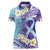 No Story Should End Too Soon Suicide Awareness Women Polo Shirt Purple And Teal Polynesian Ribbon