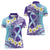 No Story Should End Too Soon Suicide Awareness Women Polo Shirt Purple And Teal Polynesian Ribbon