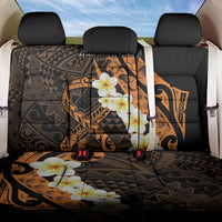 Liver Cancer Awareness Month Back Car Seat Cover Awareness Is Key Orange Polynesian Ribbon