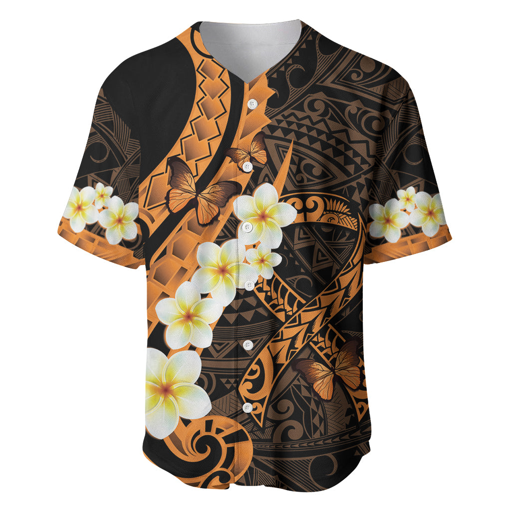 Liver Cancer Awareness Month Baseball Jersey Awareness Is Key Orange Polynesian Ribbon