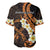 Liver Cancer Awareness Month Baseball Jersey Awareness Is Key Orange Polynesian Ribbon