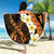 Liver Cancer Awareness Month Beach Blanket Awareness Is Key Orange Polynesian Ribbon