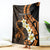 Liver Cancer Awareness Month Blanket Awareness Is Key Orange Polynesian Ribbon